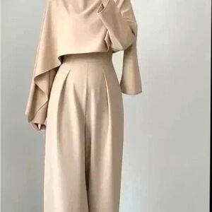 Elegant Tan Women's Jumpsuit